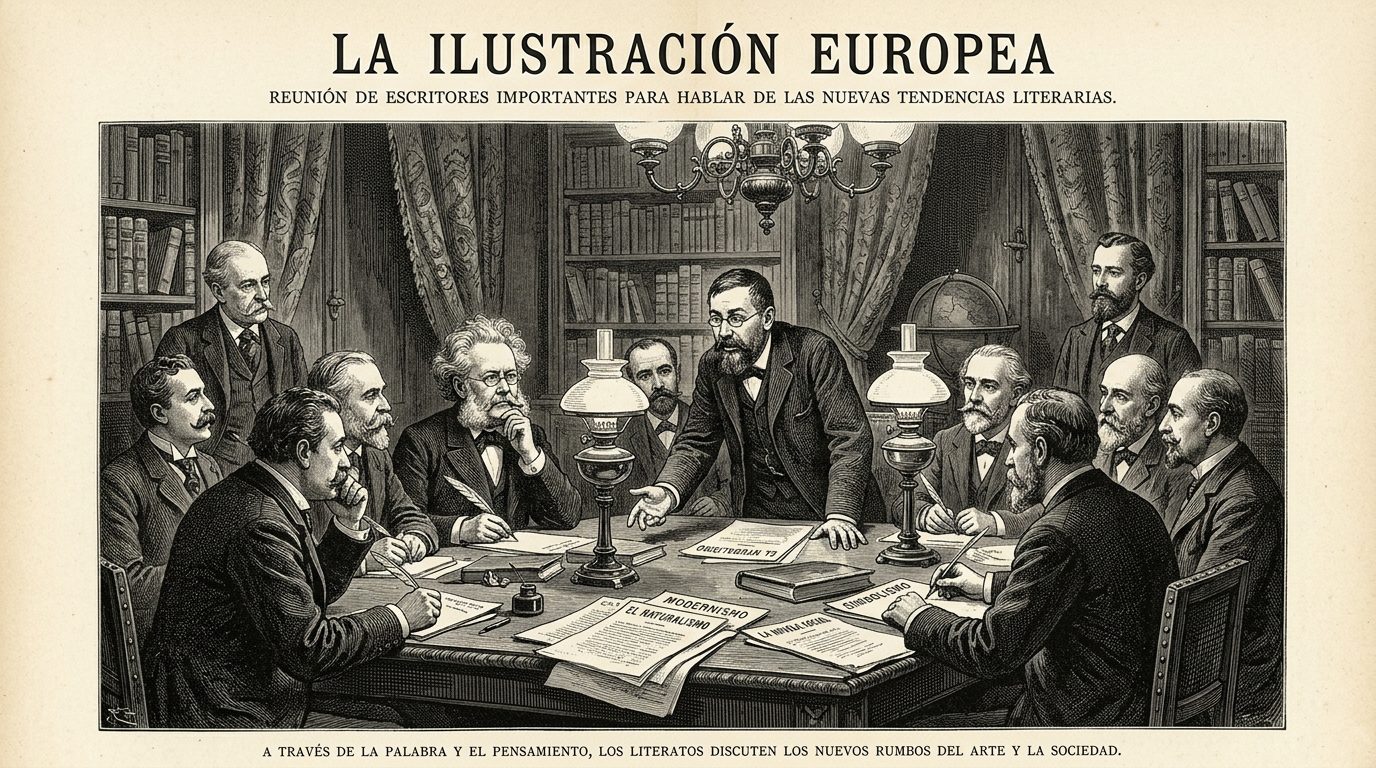 Firefly_La ilustración europea, reunión de escritores importantes para hablar de las nuevas t 859254